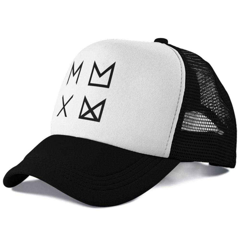 🆕Monbebe Monsta X Symbols Logo Fan Foam Trucker Hat Mesh Snapback Cap